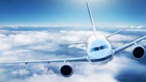 Si masturba in aereo:
