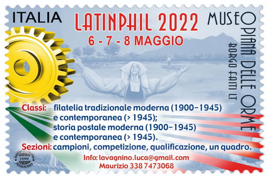6-8 maggio 2022: riprendono le manifestazioni nazionali di filatelia