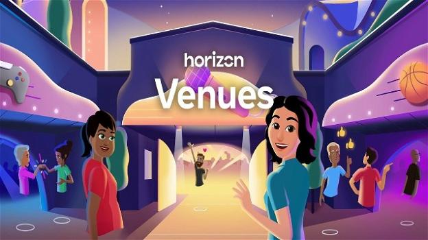 Meta integra gli eventi dal vivo di Venues in Horizon Worlds