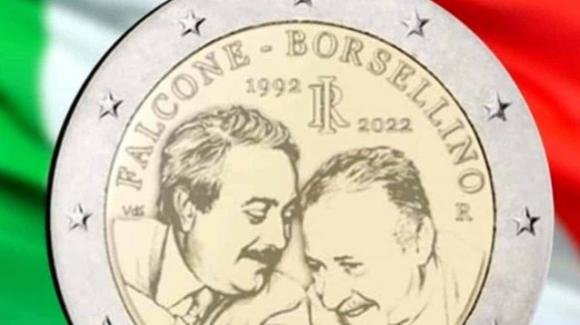 Una moneta da 2 euro per Falcone e Borsellino