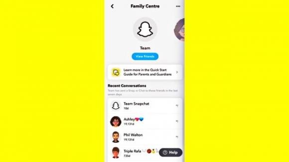 Snapchat: svelati i primi dettagli del Family Center, nuovo filtro Crying Lens