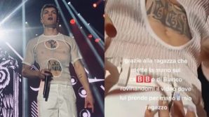 Blanco molestato sul palco da una fan: il video shock fa il giro del web