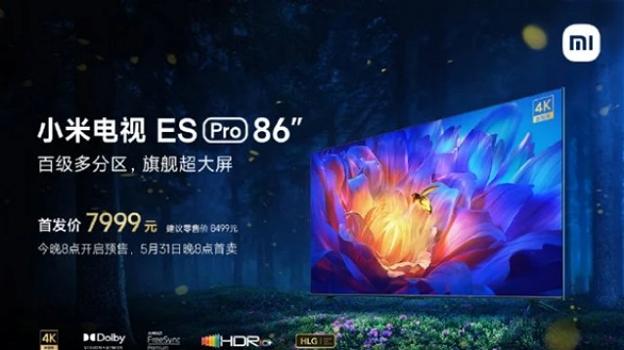 Xiaomi alza il sipario su 3 smart tv, tra cui la Xiaomi TV ES Pro 86”