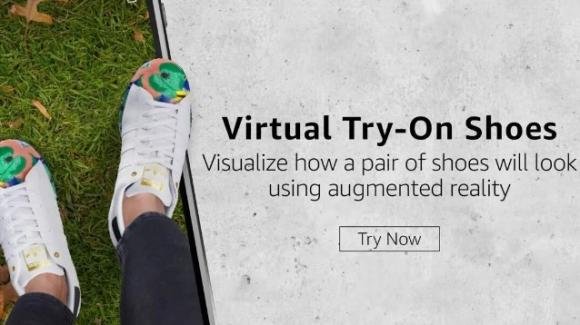 Amazon permette di provare le scarpe in realtà aumentata: ecco come
