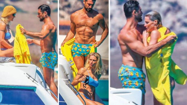 Michelle Hunziker e Giovanni Angiolini non si nascondo più, baci e carezze nella prima estate insieme