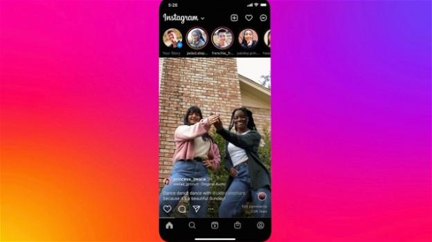 Instagram testerà (di nuovo) un feed in stile TikTok e il tasto Componi in basso