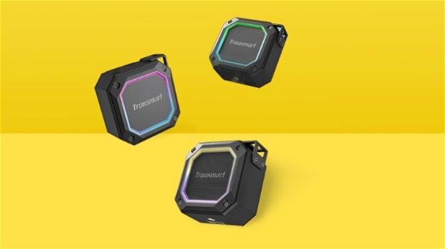 Tronsmart Groove 2: ecco lo speaker impermeabile con 18 ore di autonomia e LED da festa