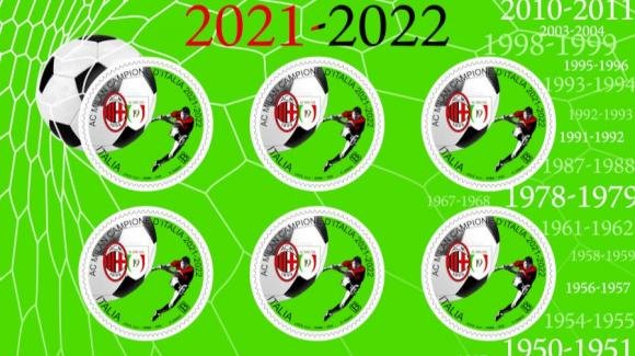 Il francobollo per i campioni d’Italia 2021-2022