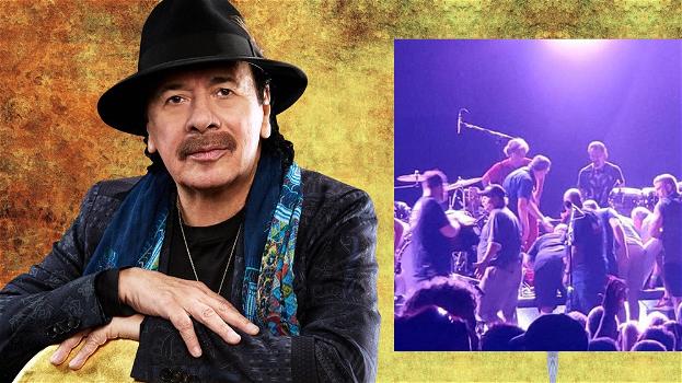 Carlos Santana sviene sul palco in Michigan, come sta il musicista?