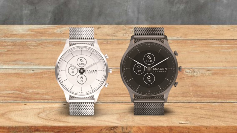 Skagen Orologio Aaren per Unisex, Movimento al quarzo a due lancette con cinturino in silicone, 41 mm, Blu cielo