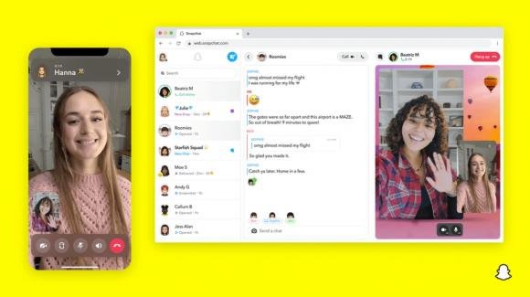 Snapchat for Web: arrivano su PC le chiamate e i messaggi del fantasmino bianco