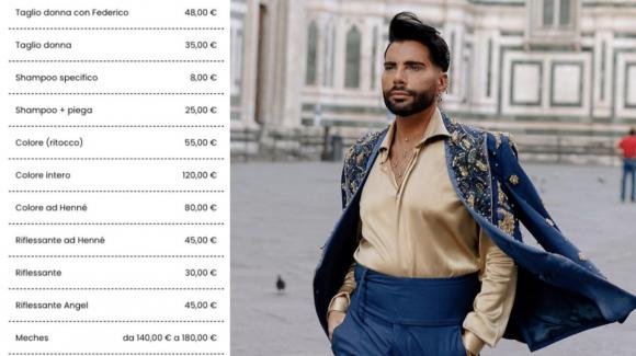 Federico Fashion Style attaccato per i prezzi del salone di Firenze, la  replica dello hair stylist