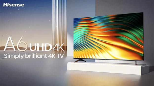 Hisense presenta la serie di smart TV 4K A6100H