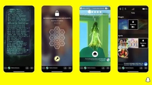 Snapchat: ufficiale il gioco in realtà aumentata Ghost Phone
