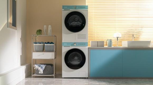 Samsung arricchisce la gamma Bespoke AI di una nuova lavatrice e asciugatrice smart