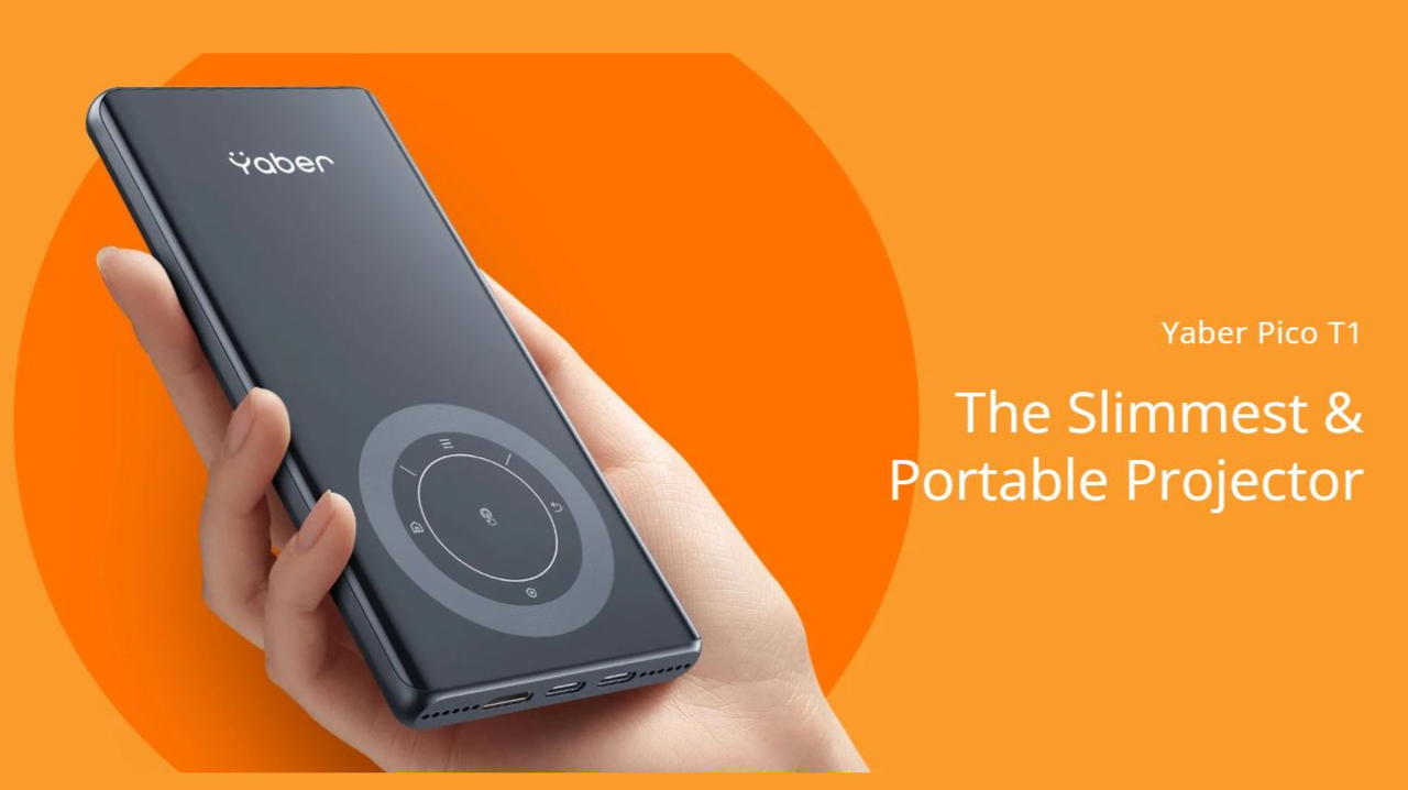 Yaber Pico T1: in arrivo il proiettore smart tascabile