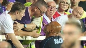 Spalletti, faccia a faccia con un tifoso. Poi sul pubblico di Firenze: