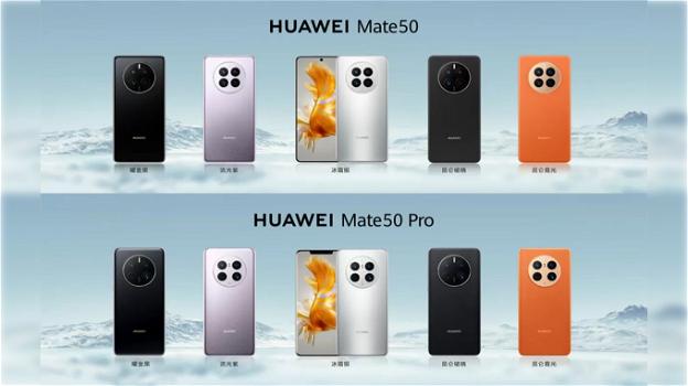 Huawei scatenata con la Mate 50 series e l’economico Nova 10z