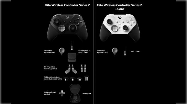 Microsoft annuncia la versione Core (essenziale) del controller pro Xbox Elite Series 2