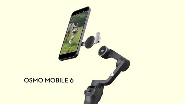 DJI Osmo Mobile 6: ufficiale e migliorato il nuovo gimbal per smartphone