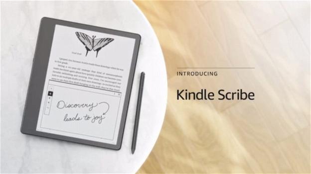 Amazon presenta il reader con scrittura Kindle Scribe