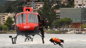 Napoleone, il cane che si gettava in acqua dall’elisoccorso è morto