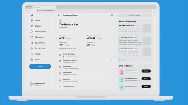Twitter: tante novità in test per i professionisti. Ecco di cosa si tratta