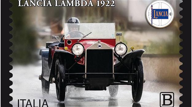 Un francobollo per il centenario della Lancia Lambda