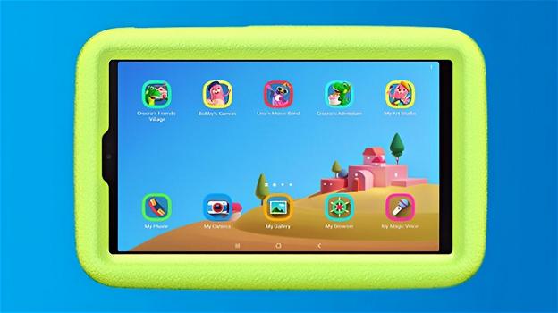 Samsung presenta il tablet per bambini Galaxy Tab A7 Lite Kids Edition