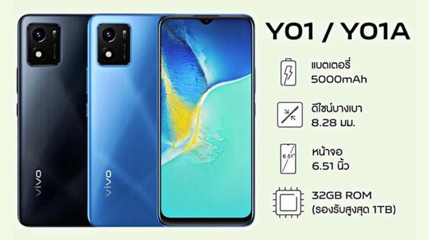 Vivo Y01A: ufficiale lo smartphone entry level con 4G e Android 11 Go Edition