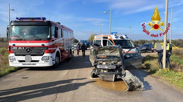Incidente sulla provinciale Tuturano-Mesagne: un morto e un ferito
