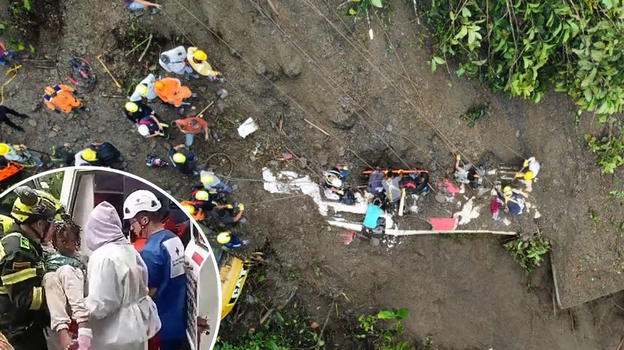 Colombia: frana travolge bus, 34 vittime tra cui bambini