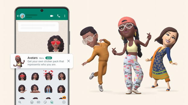 WhatsApp: in rilascio globale per tutti gli avatar 3D