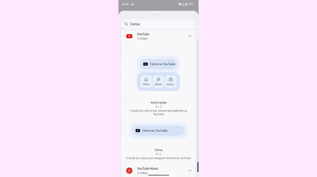 YouTube rilascia due nuovi widget per Android: ecco come sono e a che servono