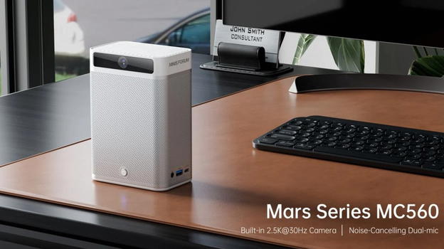 Mars MC560: ufficiale il miniPC con webcam 2.5 integrata e audio top