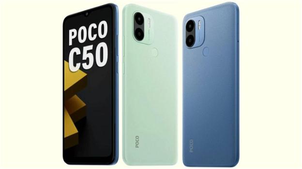 POCO C50: costa molto meno di 100 euro il nuovo smartphone entry level
