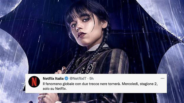 "Mercoledì": Netflix conferma la seconda stagione