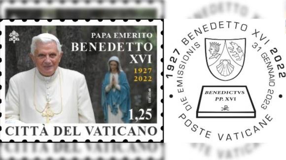 Dal Vaticano un francobollo per ricordare Benedetto XVI