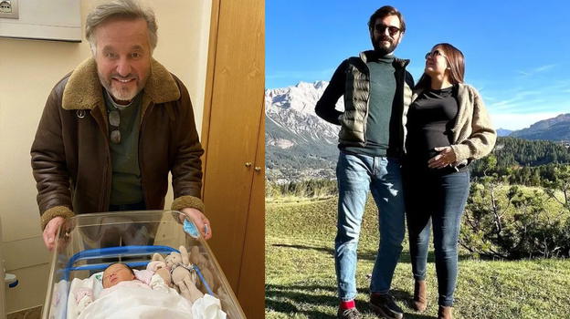 Christian De Sica nonno per la prima volta: "È arrivata Bianca"