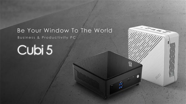 MSI annuncia i nuovi computer compatti Cubi 5 12M