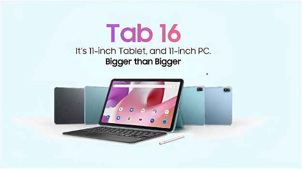 Blackview Tab 16: in arrivo il nuovo tablet per produttività e intrattenimento