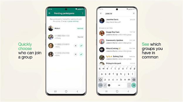 WhatsApp annuncia novità per i gruppi in favore di utenti e admin