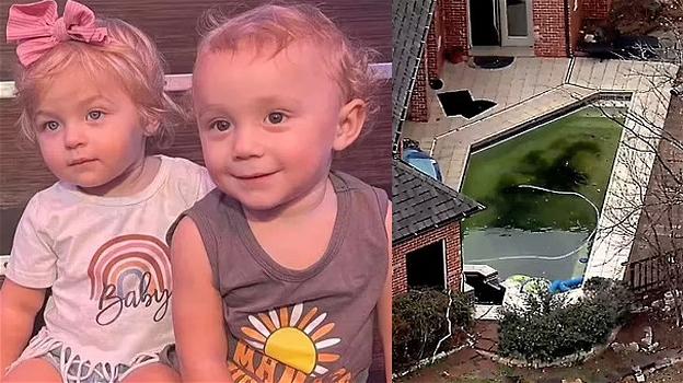 USA: gemelli di 18 mesi affogano in piscina, la bisnonna con l’Alzheimer aveva lasciato la porta aperta
