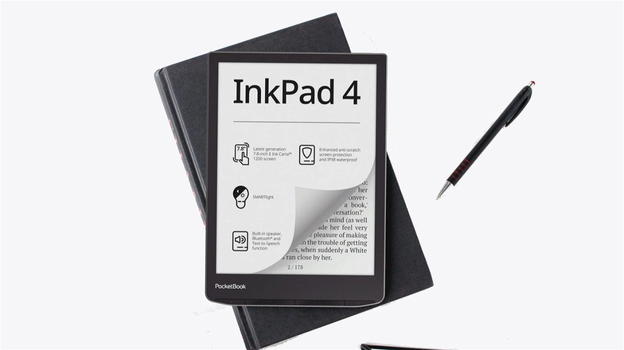 Pocketbook InkPad 4: ufficiale l’e-book reader con 3 settimane di autonomia e speaker integrato