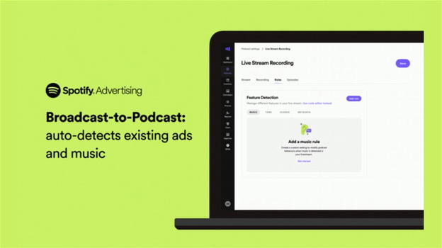Spotify presenta la tecnologia per convertire le trasmissioni radio in podcast