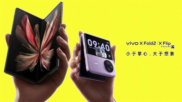 Vivo presenta gli smartphone pieghevoli Fold 2 e X Flip