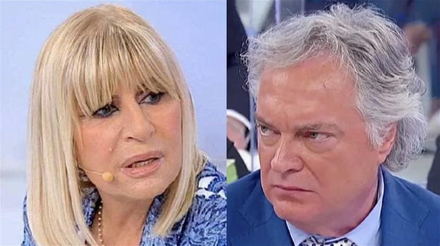 Uomini e Donne, Gemma Galgani lancia acqua in faccia a Elio Servo durante un acceso confronto
