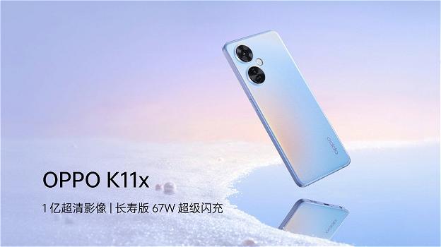 OPPO presenta lo smartphone medio-gamma K11x