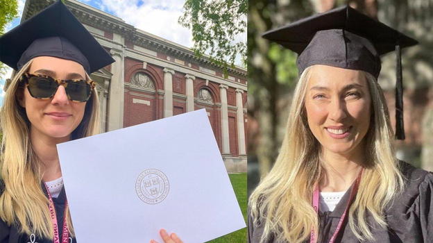 Cristel Carrisi, 37enne madre di tre bimbi, si laurea ad Harvard