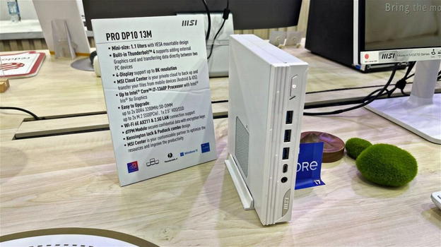 MSI Pro DP10-13M: un mini PC che supporta quattro schermi 8K